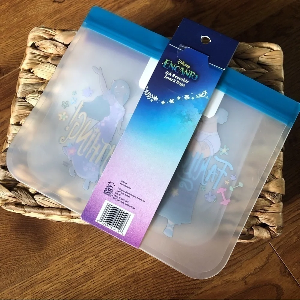Disney: Encanto: 3pk reusable snack bags